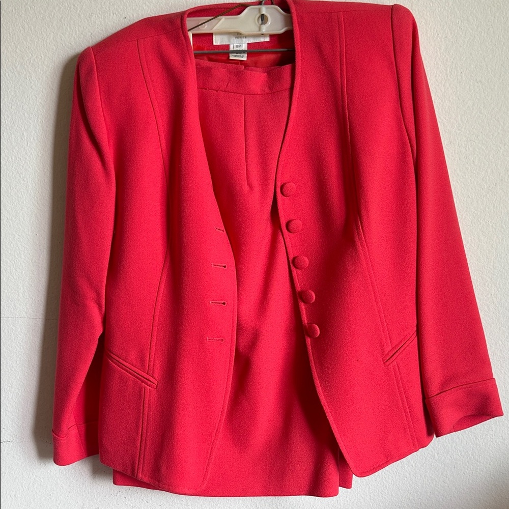 Jones New York Bold Red Blazer